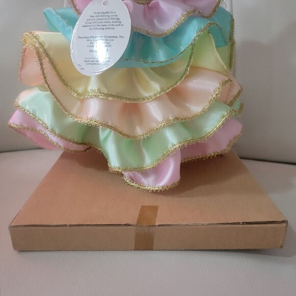 Precious Moments Angel  Of The South Doll Collectible with Rainbow Dress & Gold - Picture 9 of 15